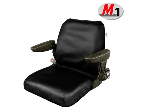 Калъф Кегел за седалка на трактор багер черен размер M1 70 см