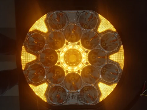 LED Халоген 22см Фар Бяла Светлина + Бяла и Жълта Габаритна 80W 9100lm 12V 24V Е-марк Е9 Бус Ван 4х4 Джип ATV Камион Трактор