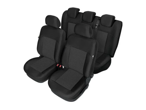 Пълен Комплект Тапицерия Kegel за предни+задни седалки на Audi A4 B8 2007-2015 Черна Текстил