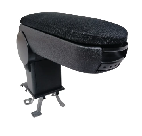 Нов Подлакътник, Барче за автомобил за VW Polo Фолксваген Поло 5 (6R / 6C /61) 2011- 2017 с черно текстилно покритие