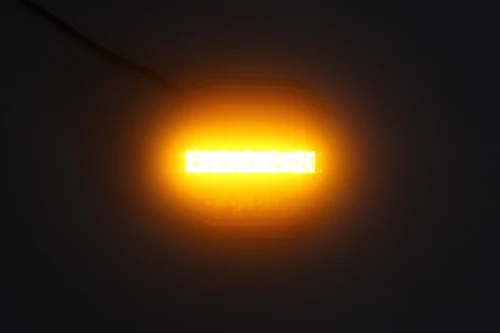 Комплект от 2 броя LED Диодни стопове стоп задни светлини динамичен мигач 12V-24V за бус камион ТИР ремарке каравана платформа Неон Neon Ефект 95 X 97 X 34 mm