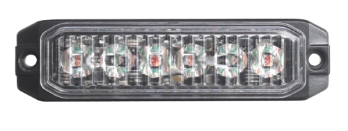 6 LED Блиц Светлина Мигаща Аварийна Лампа За Пътна Помощ Жълта 12V - 24V