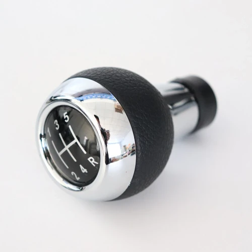 Топка за Скоростен Лост, Еко Кожа, Хром, За Мини Купър Mini Cooper R55 R56 R57 R59 F55 F54