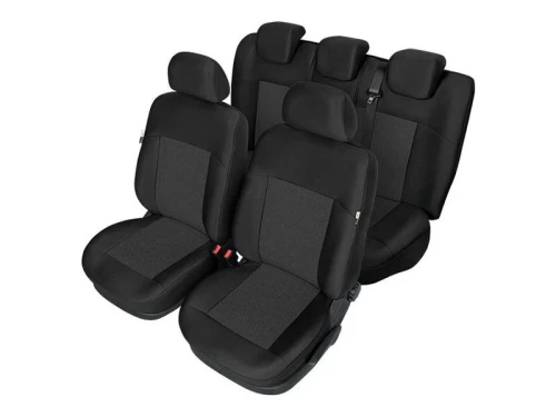 Пълен Комплект Тапицерия Kegel за предни+задни седалки на Volkswagen Golf 7 VII 2012-2019 Черна Текстил