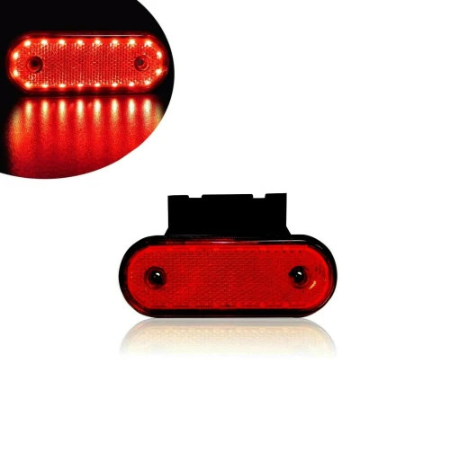 Червен LED Габарит Със Стойка, Маркер, 20 Диода - 12V