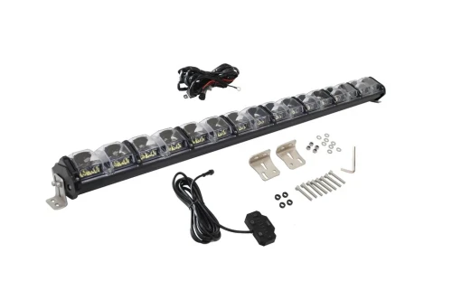 132 см Многорежимен Лед Диоден Бар Прожектор Къси/Дълги Светлини Комбинирана Combo - Flood и Spot Светлина серия IM RGB подсветка със 7 различни цвята 50100LM лумена 12-24V