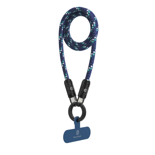 Кабел Phone Planet USB Type-C към Lightning 1.2m-Син