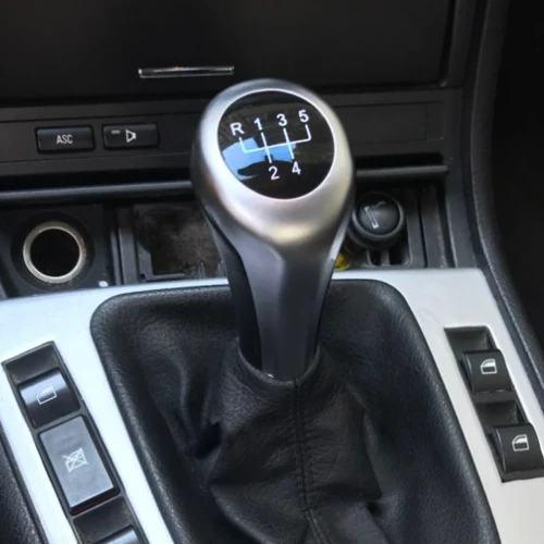 Кожена Лукс Топка за скоростен лост За BMW Бмв X1 X3 X5 E53 E83 E81, E82, E87 E90, E91, E92 E60, E61 6 Скорости + Задна
