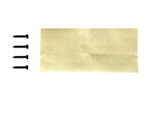 Панел за вграждане с 3 бутона ON-OFF универсални 12-24V за LED светлини бар фарове лебедки лампи за кола камион каравана джипове лодка и др.