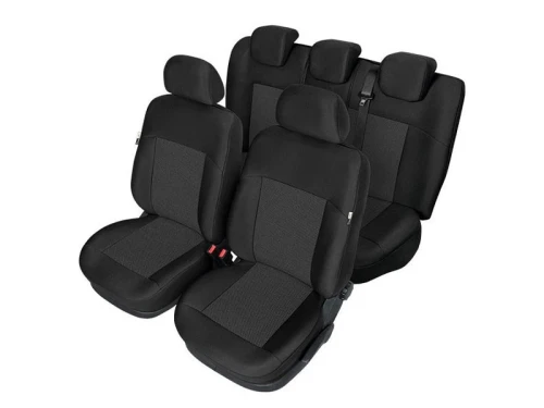 Пълен Комплект Тапицерия Kegel серия Tailore Made за предни и задни седалки на Ford Fiesta 2008-2017 MK7 Черна Текстил