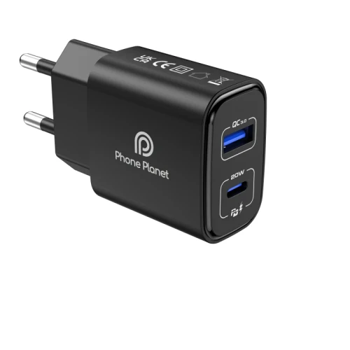 Адаптер Phone Planet 220V A+C black