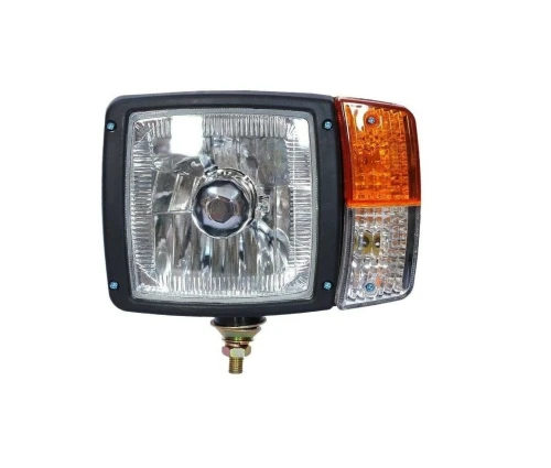 Ляв Кристален Фар С Букса Фар с Mигач Габарит За Трактор Багер Комбайн Фадрома Снегорин и др.