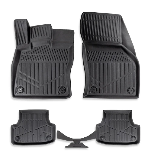 Комплект 4бр. 3D Гумени стелки за купе Erpassan - AUDI A3 (8V facelift) 2017-2020