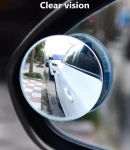 Thumbnail 7 of Комплект от 2 боя 360° допълнително широкоъгълно кръгло изпъкнало странично огледало за мъртва зона и обратно виждане