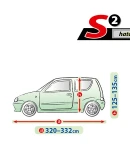 Thumbnail 7 of Висококачествено Покривало Kegel серия Mobile Garage размер S2 за хечбек 320-332см x 125-135см, сиво