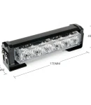 Thumbnail 4 of Комплект 2 Броя по 17 cm Сигнална Аварийна Блиц Маяк Led Бар Лампа За Пътна Помощ Платформа 12V-24V 14 режима