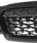 Thumbnail 2 of Бъбреци Решеткa за BMW 3-та Серия G20 Sedan 2019+, G21 Touring, G28 Sedan Diamond Style Черен Гланц