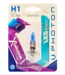 Thumbnail 1 of 1 брой халогенна крушка H1 Х1 12V 55W P14,5s бяла светлина Xen Vision в блистер Photon