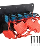 Thumbnail 7 of Панел за вграждане табло с 5 бутона превключвателя с 2бр USB зарядно 4.2А с 12V изход гнездо за запалка и волтметър универсален за кола камион каравана лодка и др.