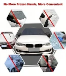 Thumbnail 7 of Термо сенник Покривало за предно стъкло на автомобил против сняг и слънце 150 x 95 см