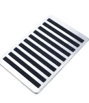 Thumbnail 9 of Универсална алуминиева стелка подложка под педалите 23.5 x 16 cm против плъзгане и износване на оригиналната стелка