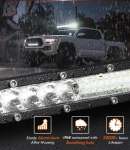 Thumbnail 7 of 27.5 см Диоден LED Лед Бар 72W Ултра Тънък 12-24V Комбинирана Combo - Flood и Spot Светлина