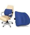 Thumbnail 1 of Ортопедична анатомична възглавница за лумбална опора от мемори пяна с охлаждащ гел