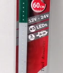 Thumbnail 2 of Светещ лед бар 60 cm 45 LED 12V - 24V зелено-бяло-оранжево IE Ireland флаг знаме Ирландия