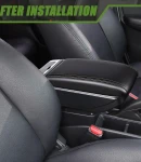 Thumbnail 6 of Подлакътник барче за Opel Astra J 2009–2018 MK4 - Еко кожа – Черен