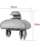 Thumbnail 6 of Комплект от 2бр. щипка държач за сенник за VW Audi Skoda сива