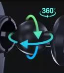 Thumbnail 5 of Smart Поставка стойка държач за телефон с безжично зарядно Wireless Charger за автомобил