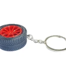 Thumbnail 3 of Ключодържател джанта с гума PG204 - Червен