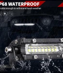 Thumbnail 8 of 33.2 См 108W Едноредов Мощен Диоден LED Лед Бар 36 Led Ултра Тънък Халоген Лампа Прожектор 12V 24V АТВ, Джип 4х4 Offroad Камион и др.