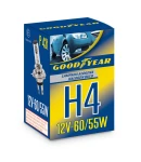 Thumbnail 1 of 1 брой халогенна крушка H4 Х4 12V 60 / 55W P14,5s 5000K E4 Goodyear Гудиър