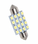 Thumbnail 4 of LED Лед Диодни Крушки, 16 SMD 5050 , 31мм, 36мм, 39мм, 41мм, 12V, Бяла Светлина