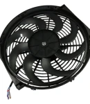 Thumbnail 2 of Универсален електрически вентилатор перка за радиатор – 14 инча(36см), 12V, 80W, ABS и стомана, безшумен