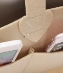 Thumbnail 4 of Мултифункционален органайзер за задната част на предна седалка на автомобил Бежов с 6 джоба