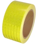 Thumbnail 4 of Светлоотразителна рефлекторна самозалепваща се лента фолио с висока фотометрична мощност 5 m x 5 cm жълта