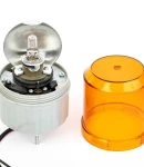 Thumbnail 3 of Въртяща Сигнална Аварийна Оранжева Лампа Маяк с Крушка 24V, Ø 84.4mm