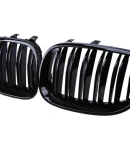 Thumbnail 1 of Двойни Бъбреци Решетки За БМВ 5-Серия BMW E60 E61 Черен Гланц Лак М5 2003 - 2011