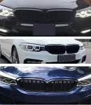 Thumbnail 13 of Двойни Бъбреци Решетки За BMW 5 Series БМВ 5-та Серия G30 G31 G38 2017-2019г. 520i, 523i, 528i, 530i, 535i, 550i, 520d, 530d, 530e, 530eX, 530iX, 550iX (xDrive), 540dXЧерен Гланц Лак