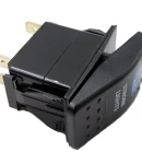 Thumbnail 2 of Копче, Бутон, За Вграждане, за Буркан, Маяк, Блиц Светлини, Аварийна Лампа, LED Светлини, 12V - 24V, Надпис  STROBE LIGHTS , Синя Светлина