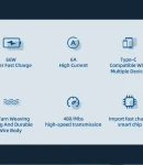 Thumbnail 10 of Кабел Phone Planet USB Type-C 1.2m