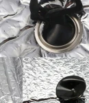 Thumbnail 1 of Автомобилен сенник за предно стъкло тип хармоника двулицев с вакуумно закрепване 130х60 cm