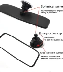 Thumbnail 1 of Интериорно огледало за автомобил за обратно виждане с вакуум 24 x 6cm