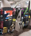 Thumbnail 3 of Мултифункционален органайзер за задната част на предна седалка на автомобил Черен с 10 джоба