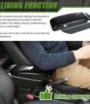 Thumbnail 4 of Подлакътник барче за Opel Astra J 2009–2018 MK4 - Еко кожа – Черен