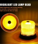 Thumbnail 7 of 60 LED Лед Сигнална Лампа Аварийна Маяк Буркан 12V 24V С Mагнитно и Болтово Захващане