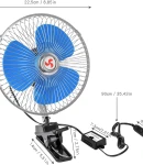 Thumbnail 5 of 12V 20 cm 8 инча вентилатор за автомобил с клипс щипка
