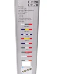 Thumbnail 2 of Светещ лед бар 120 cm (2 х 60 cm) 93 LED 12V - 24V синьо-бяло GR Greece флаг знаме Гърция